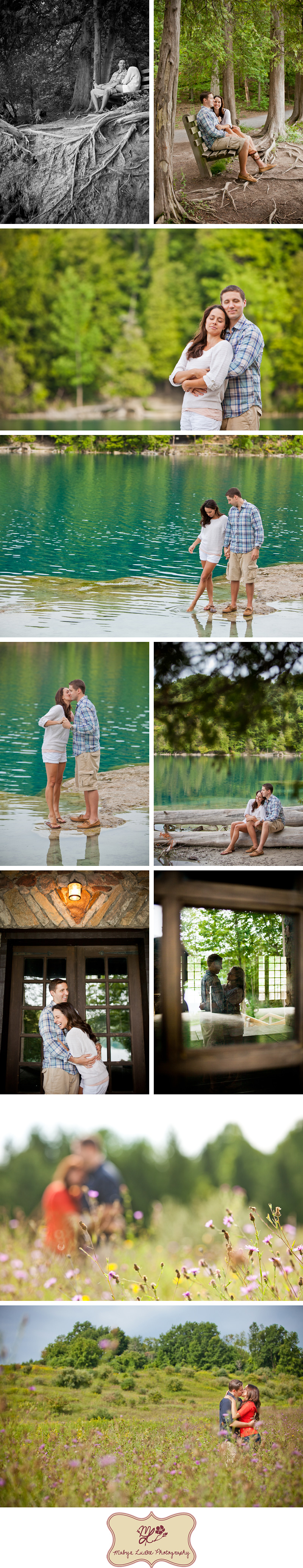 Green Lakes State Park Fayetteville NY Engagement Photographer Mabyn Ludke Photography