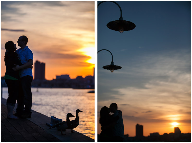 The Baltimore Harbor, Baltimore MD Engagement Photographer Mabyn Ludke Photography