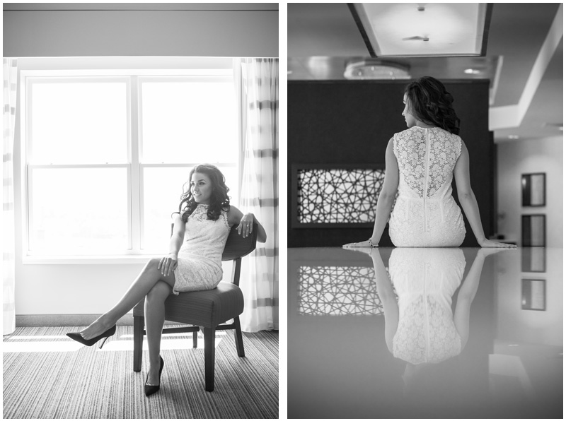 Not every bride can rock a short and sassy lace wedding dress