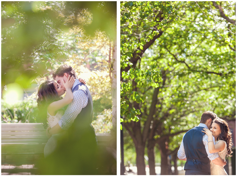 Spring foliage is perfect for beautiful wedding moments in Franklin Square