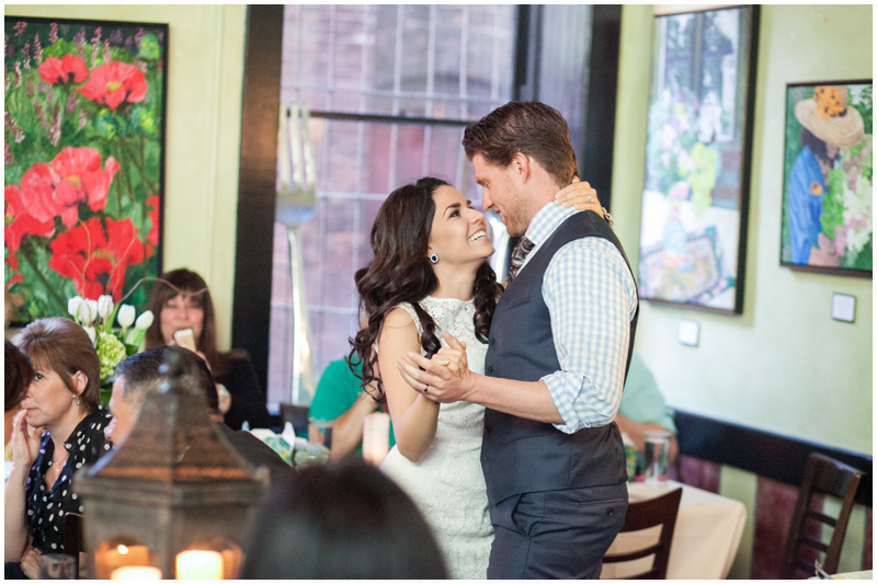 A beautiful first dance at BC Bistro