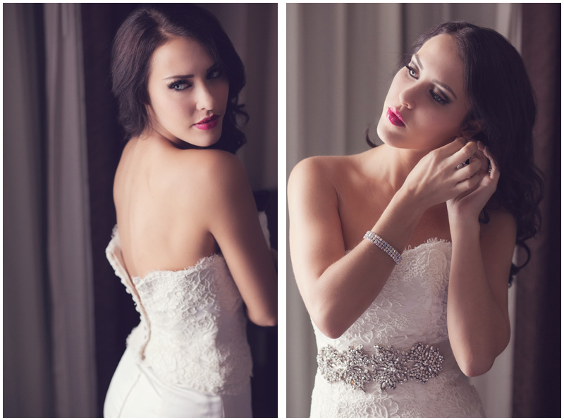An touch of sparkle can really add drama to you wedding dress in Charlotte NC