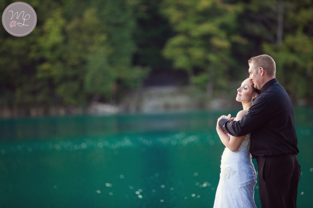 Mabyn Ludke recommends taking a moment for yourselves on your wedding day. It slows it all down!