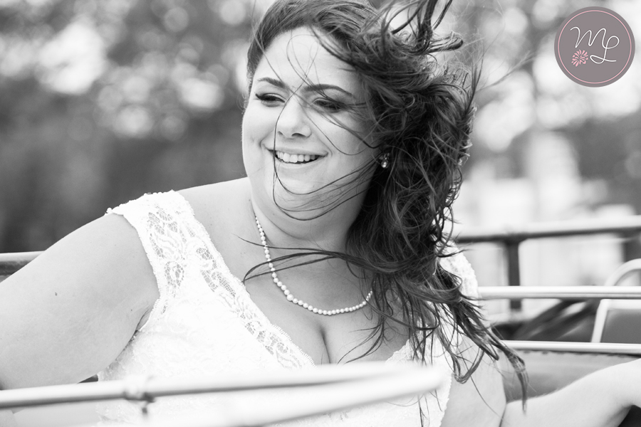 This is an adventurous bride! Her hair blowing in the wind made for some fantastic photographs!