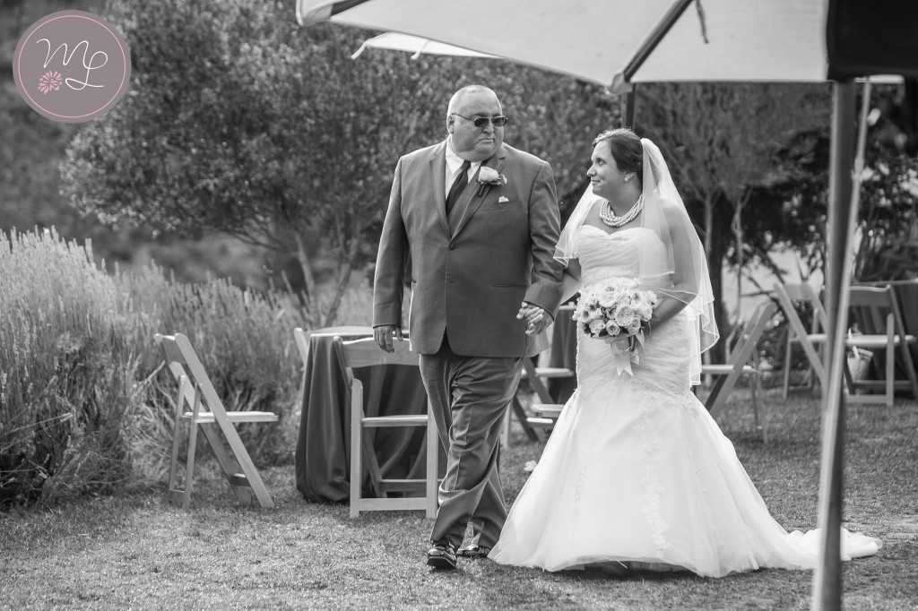 Moments like this between a bride and her father are why I love wedding photography. Liz & her dad were so sweet walking down the isle. Mabyn Ludke Photography