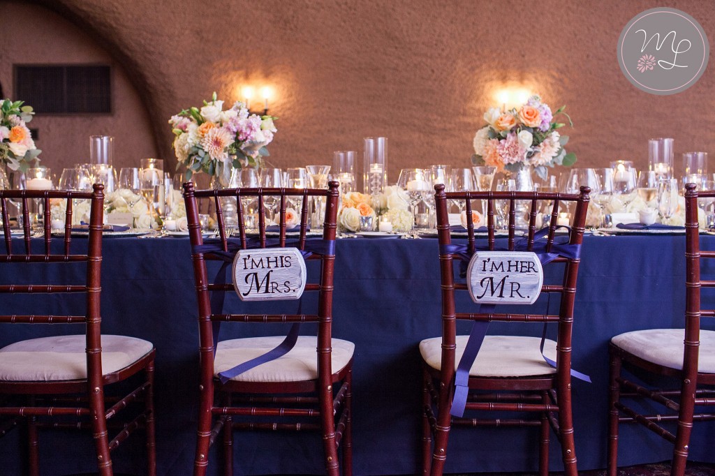 Jessica Kerns of So Eventful thought of ever little detail for Liz & Steve's Wine Cave wedding reception. Location Calistoga Ranch. Photography by Mabyn Ludke