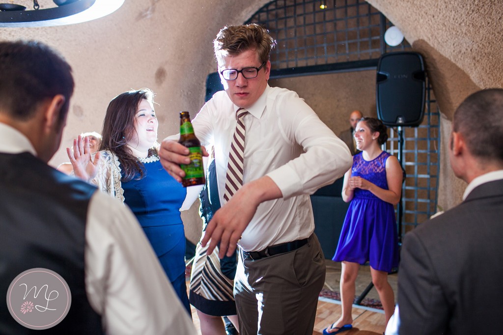 Guests were getting down on the dance floor while AMS Entertainment rocked it out. Photo by Mabyn