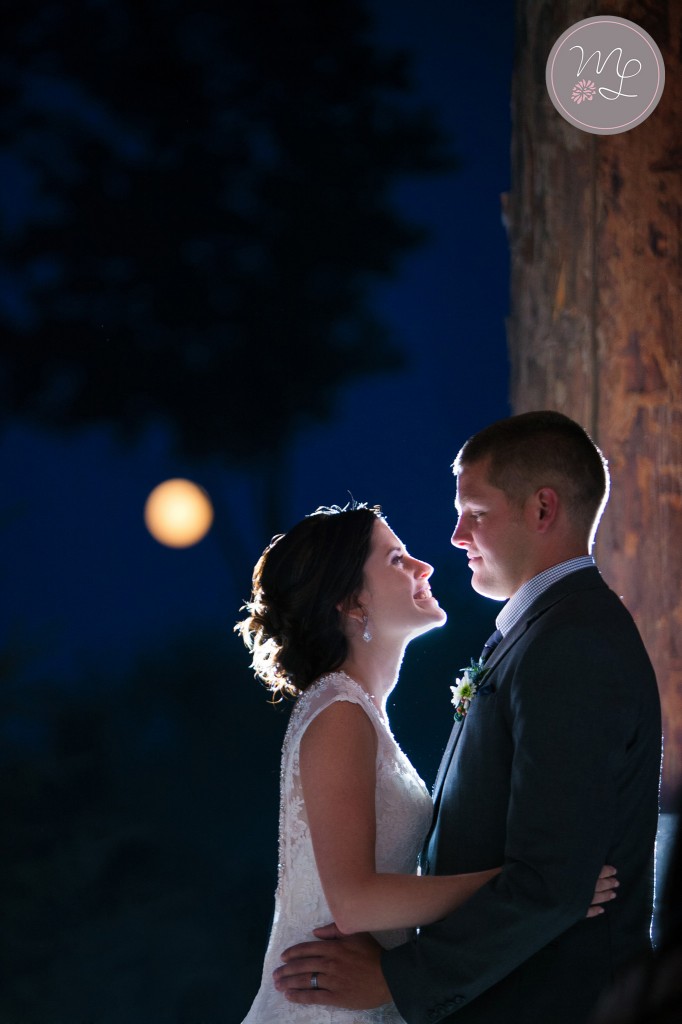 A gorgeous night time wedding formal at Whiteface Lodge. Mabyn Ludke Photography