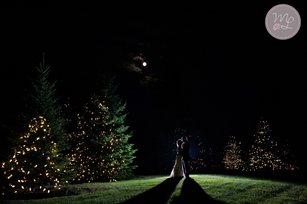 A gorgeous night time wedding formal at Whiteface Lodge. Mabyn Ludke Photography