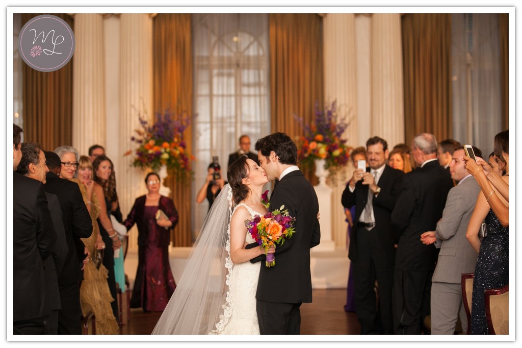 Wedding Ceremony : Mabyn Ludke Photography: The Yale Club of New York City : Danielle & Zack