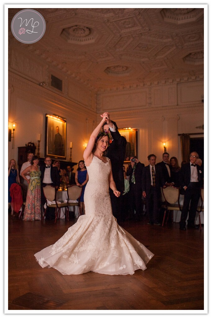 First dance, Mabyn Ludke Photography: The Yale Club of New York City : Danielle & Zack