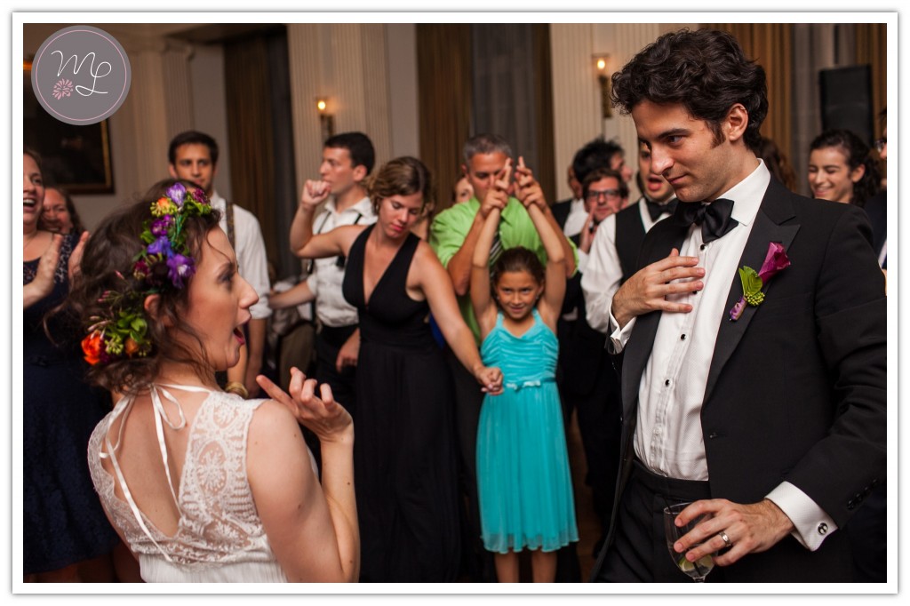 Reception, Mabyn Ludke Photography: The Yale Club of New York City : Danielle & Zack
