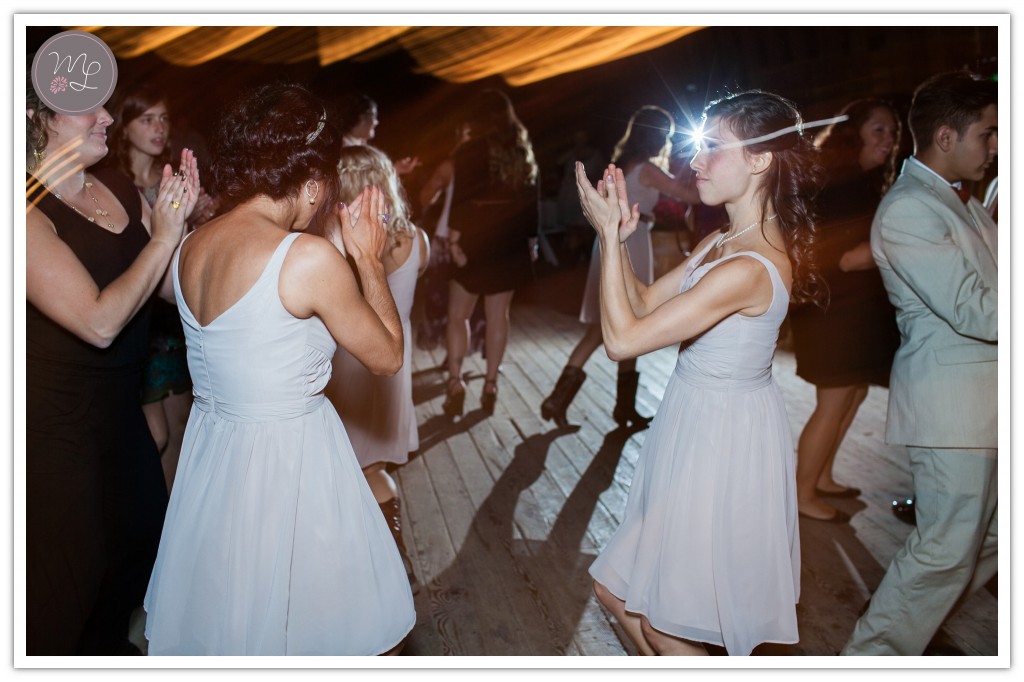 Dancing and fun at this Deansboro, NY wedding shot by Greensboro wedding photographer, Mabyn Ludke.