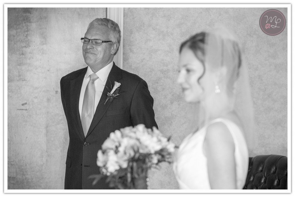 wedding days can be emotional for fathers of the bride in Raleigh, NC. Photo by Mabyn Ludke
