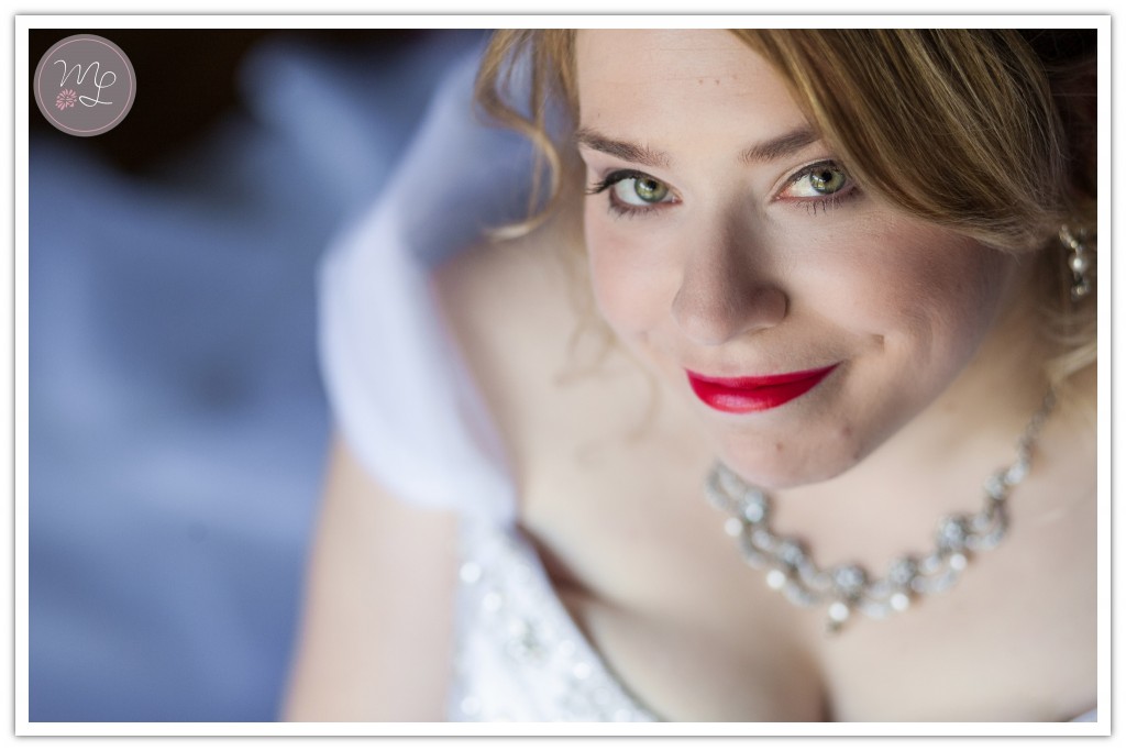 A beautiful bridal portrait taken by Mabyn Ludke Photography at the Groome Inn Greensboro, NC