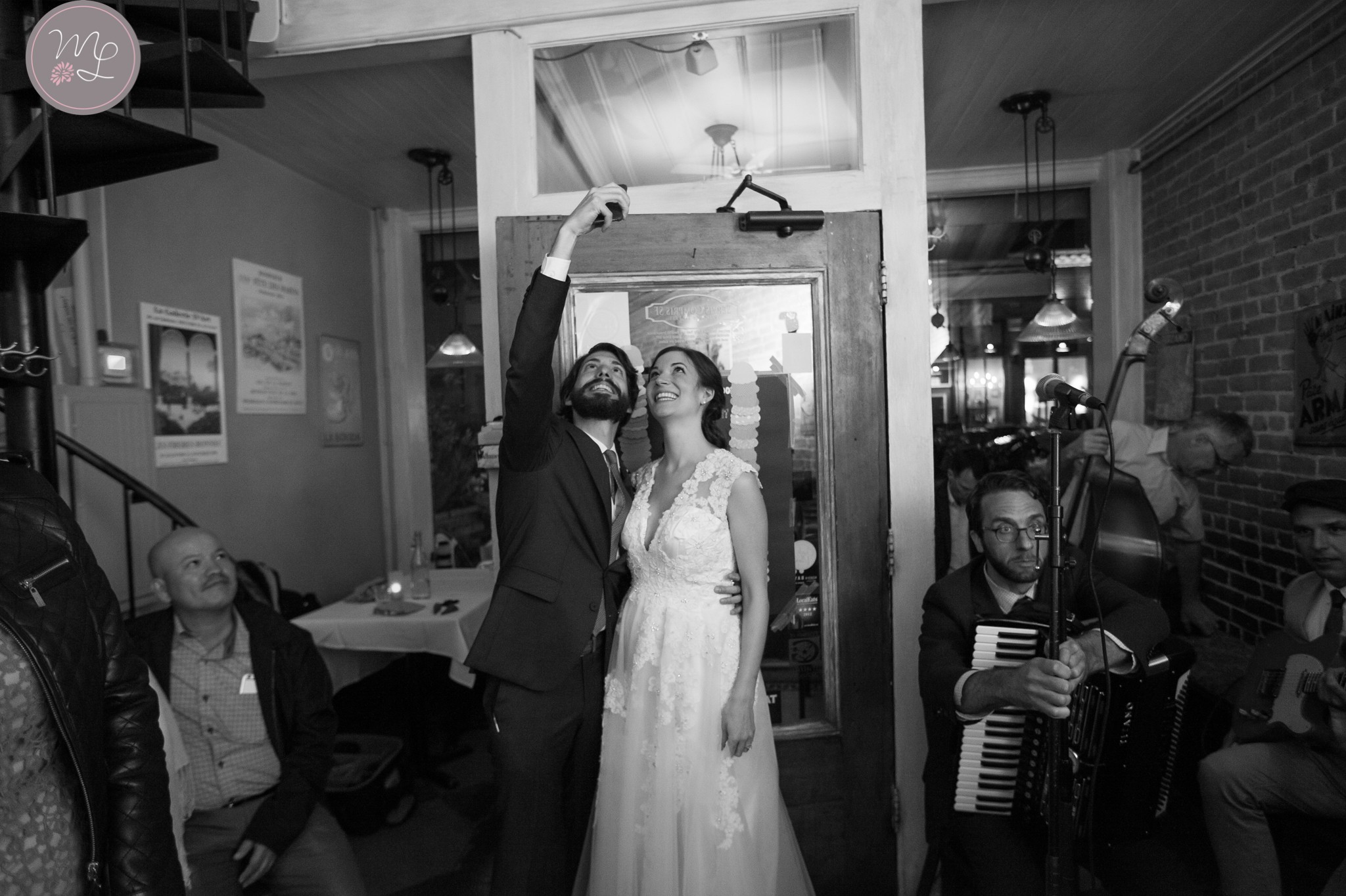 Zazie French Restaurant Wedding San Francisco, CA Wedding Photographer Mabyn Ludke Photography