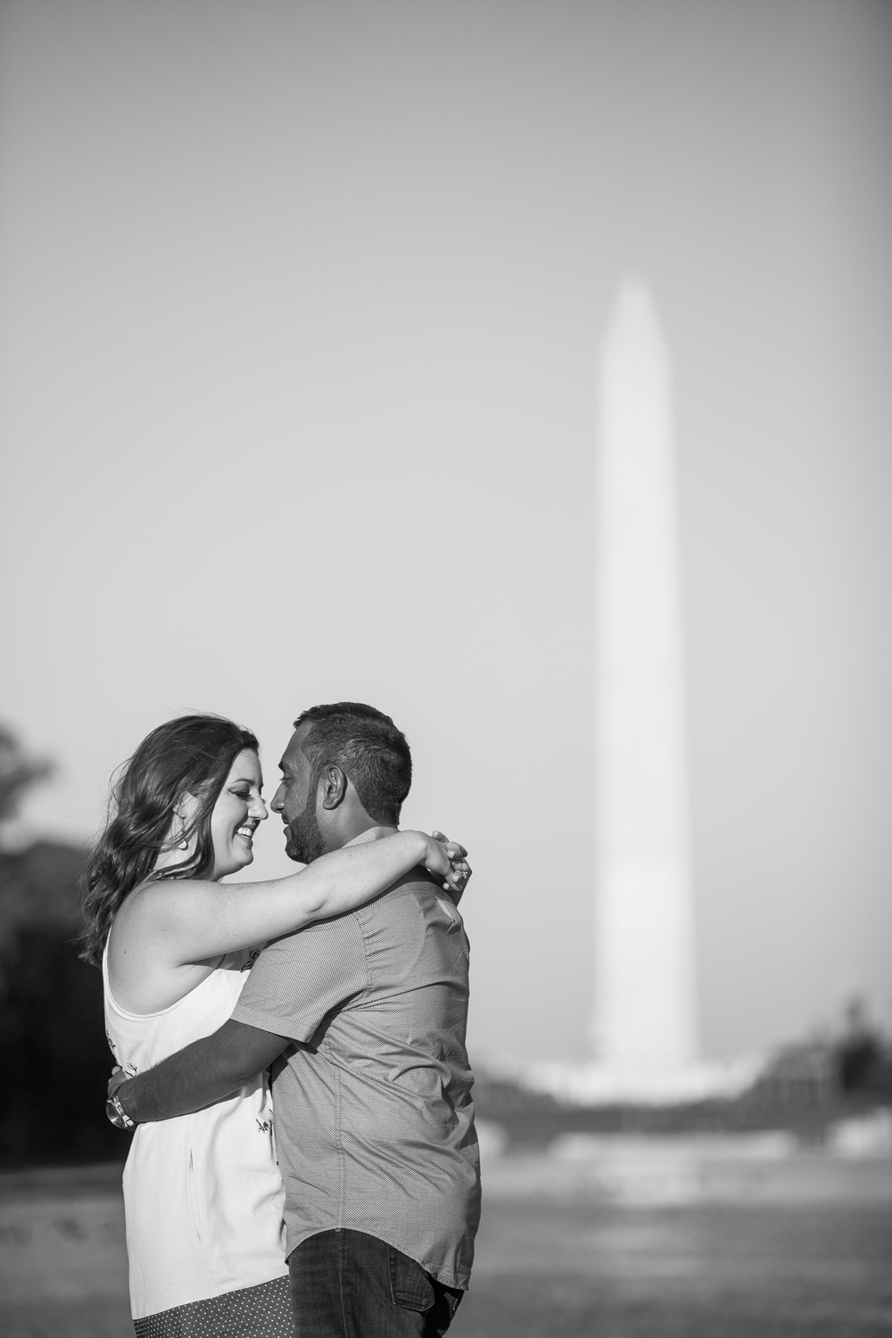 National Mall Washington DC Engagement Photographer Mabyn Ludke Photography