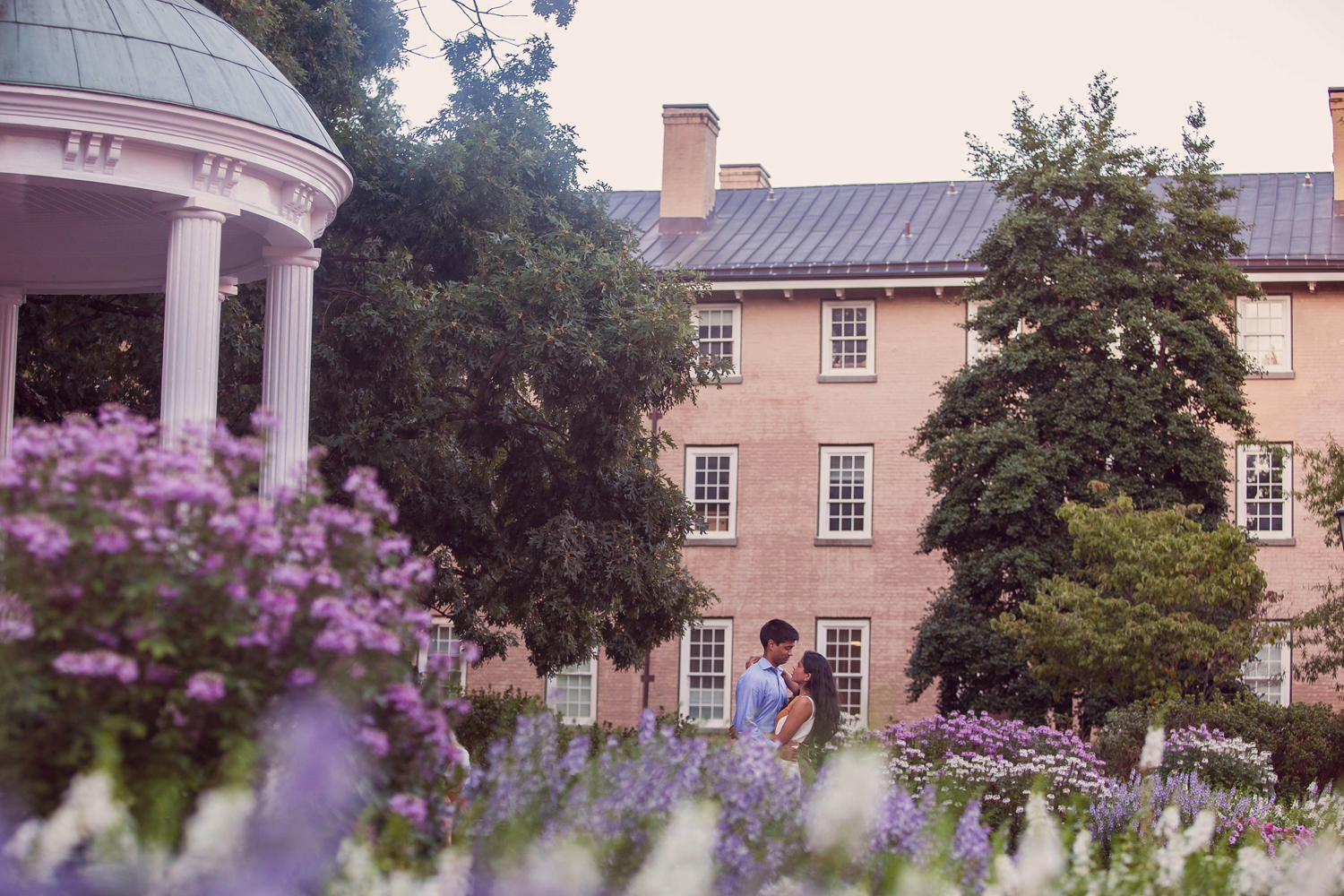 Old Well UNC Chapel Hill NC Engagement Photographer Mabyn Ludke Photography
