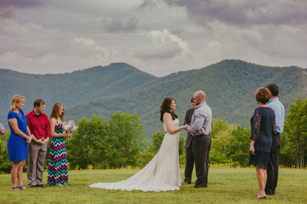 Nicki & Brad's Elopement to The Swag in Waynesville, NC North