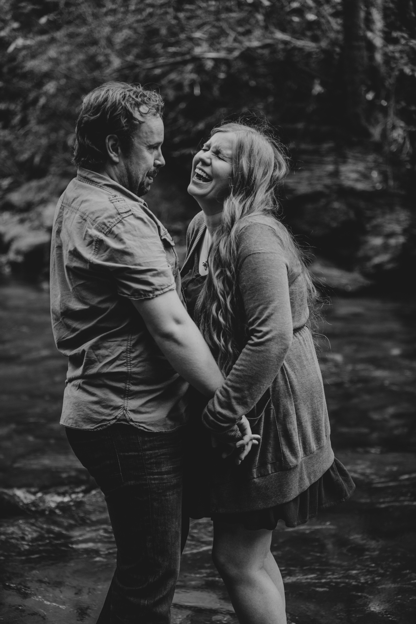 Pisgah National Forest Engagement Session with Mabyn Ludke Photography