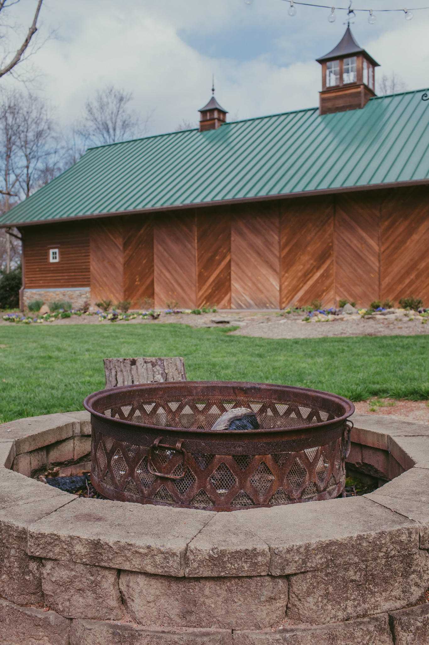 The fire pit at Alexander homestead