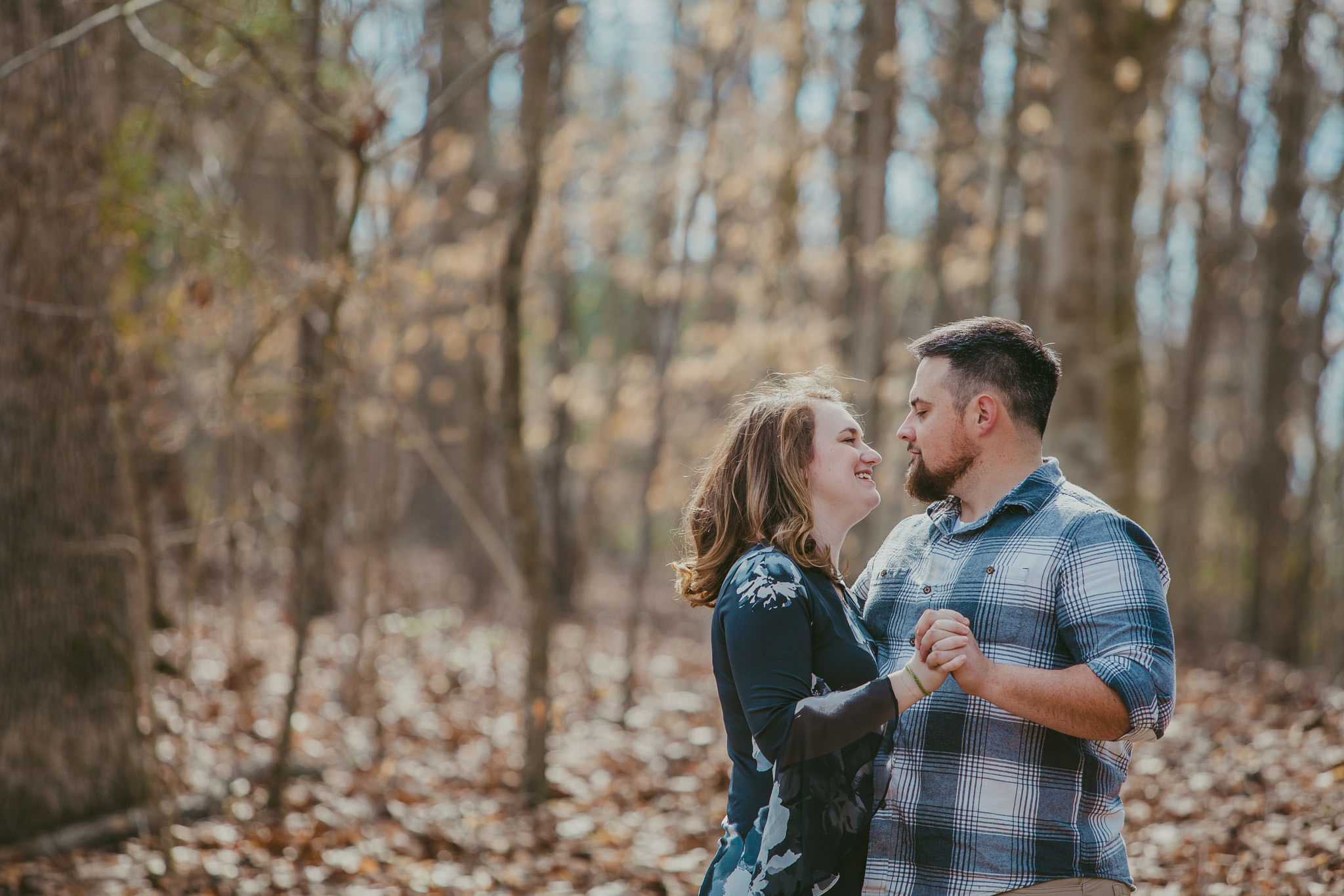 Engagement Photos at Lake Norman State Park near Troutman, NC