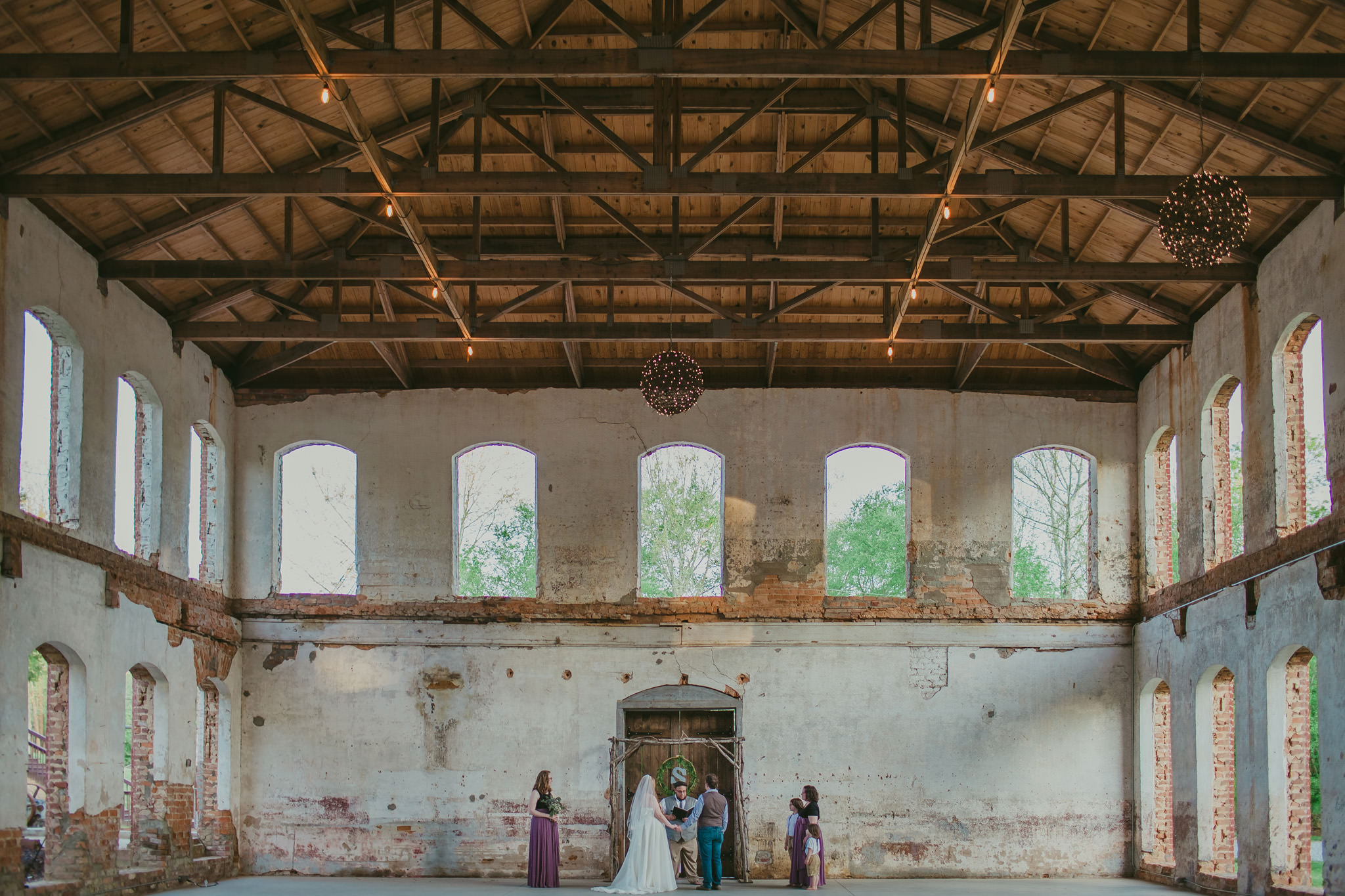 Dreamy Elopement at the Providence Cotton Mill