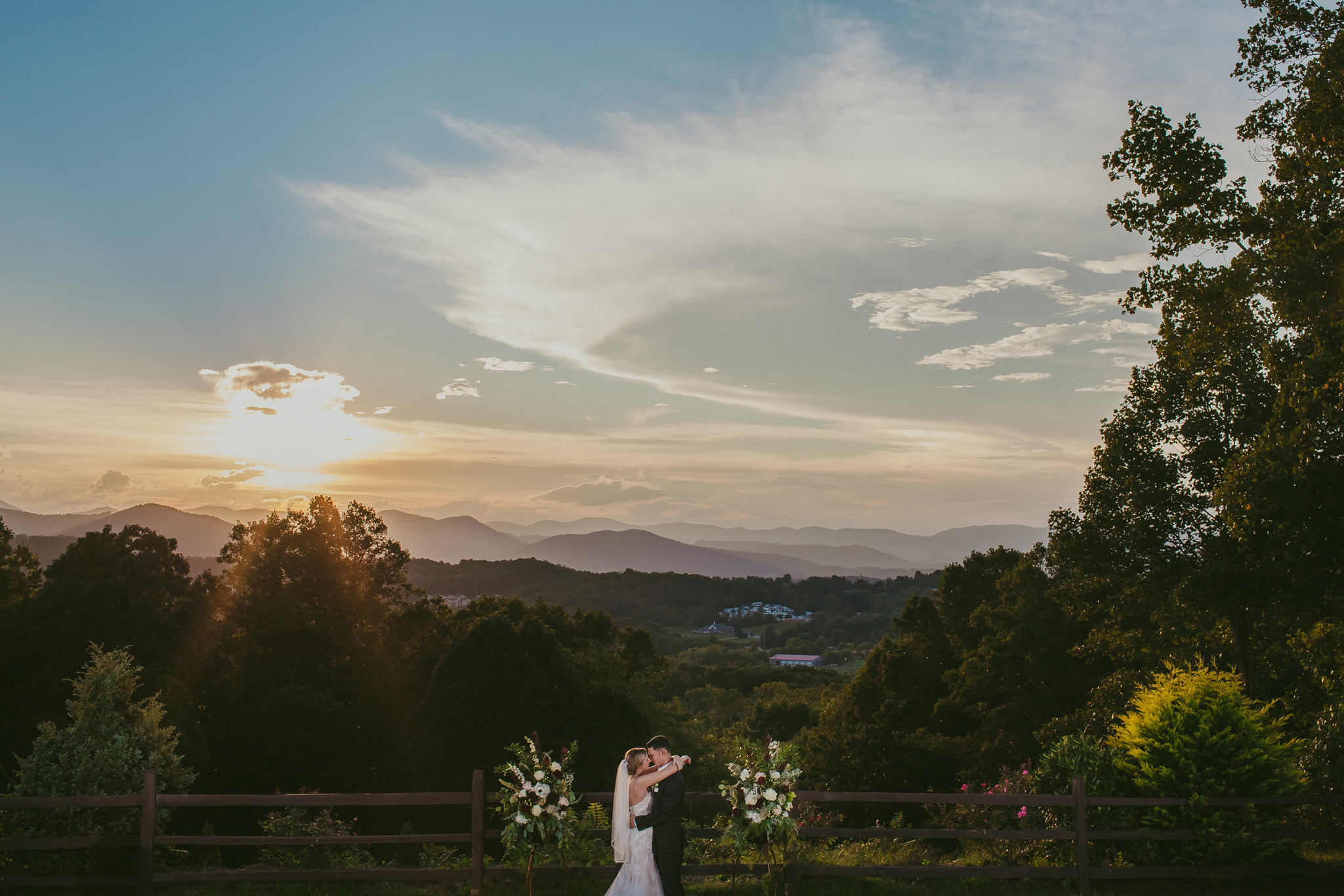 Mountain View Wedding at Crest Center & Pavilion in Asheville
