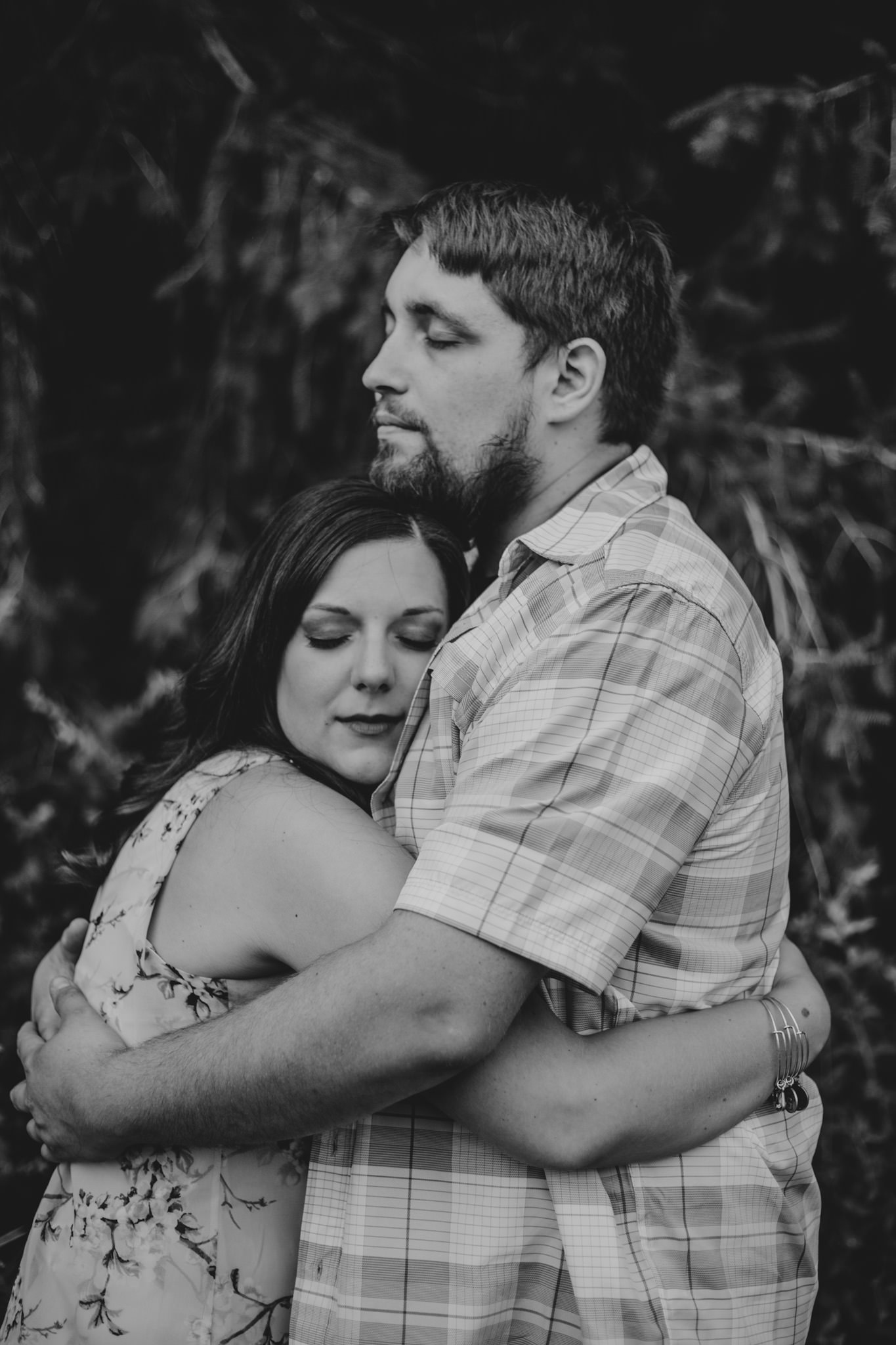 Green Lakes State Park in Fayeteville, NY is a beautiful location for engagement photos