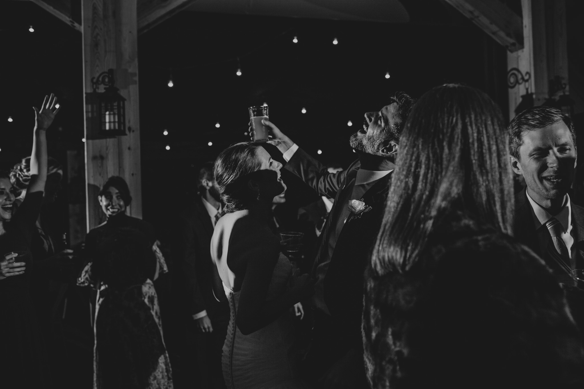 Bride and groom dance the night away at Alexander Homestead