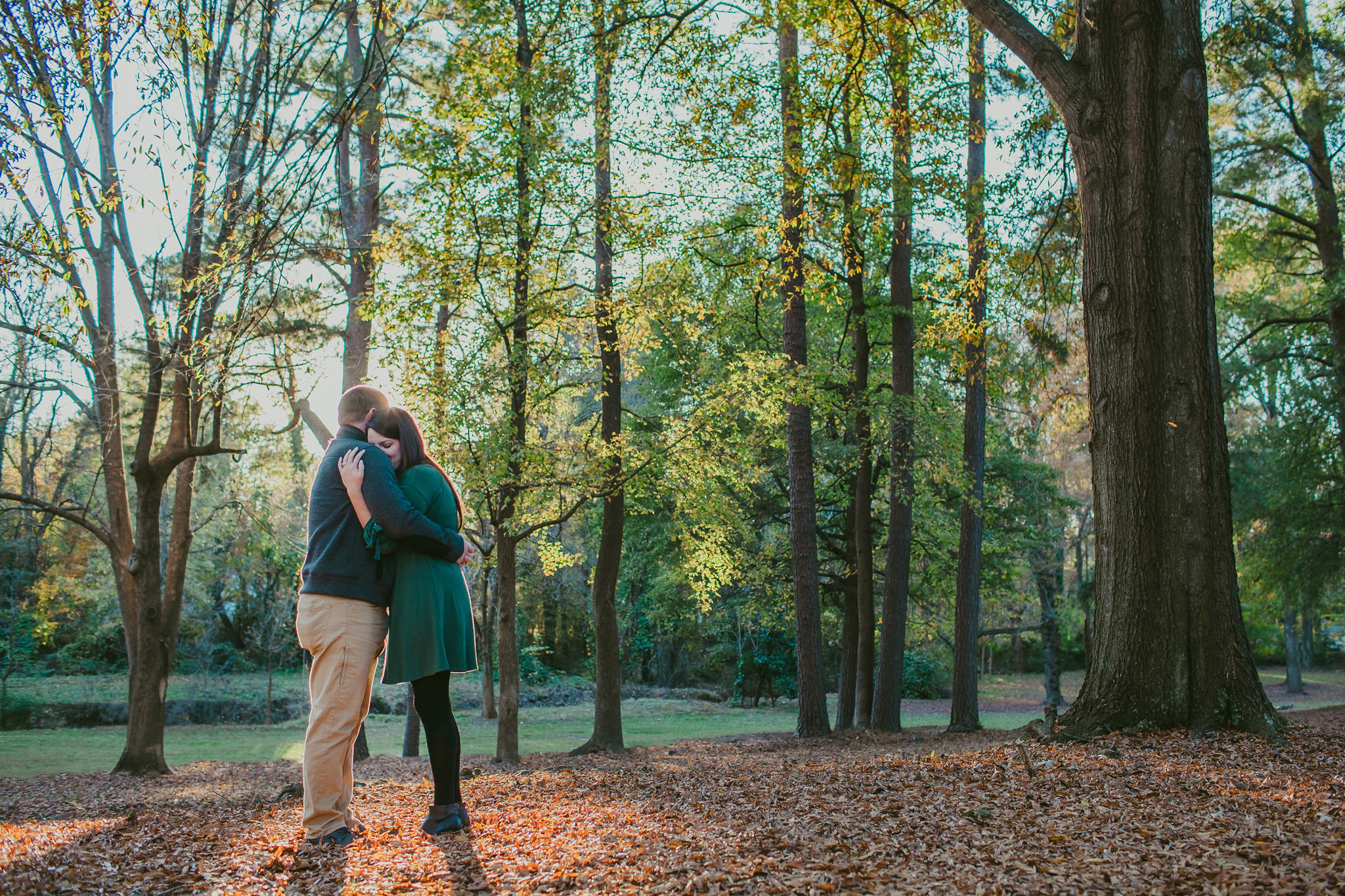 A beautiful engagement session at Mac Anderson Park in Statesville
