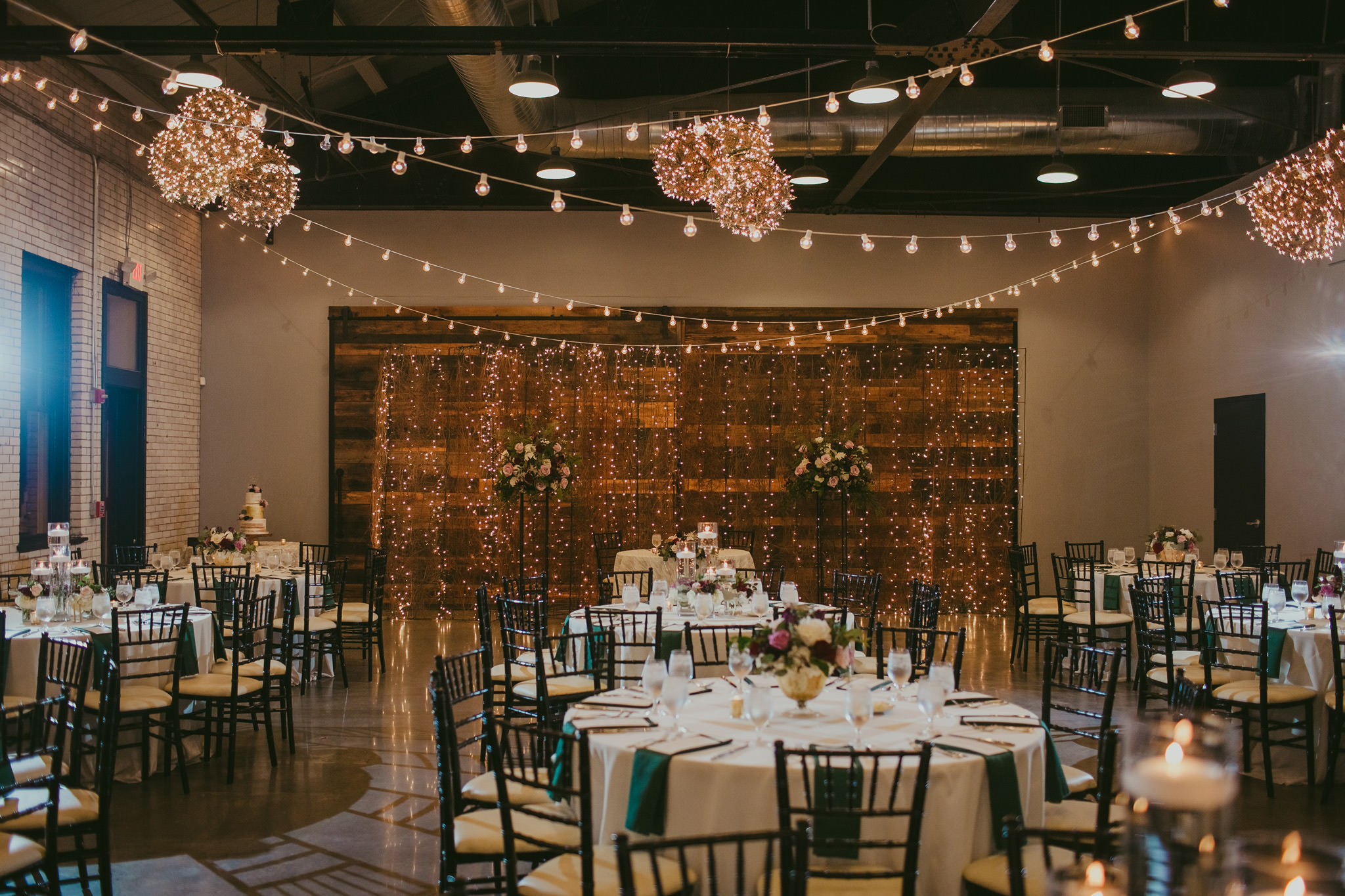 214 Martin St setup for a beautiful reception in Raleigh, NC